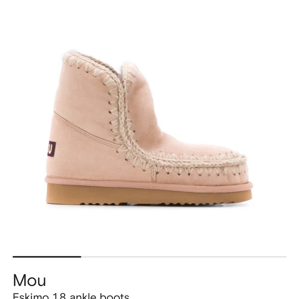 Mou Women's Eskimo 18 Ankle Boots - Cream